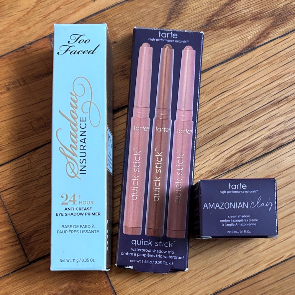 ✧ Tarte Quick Stick Eyeshadow Trio - Neutral Shades